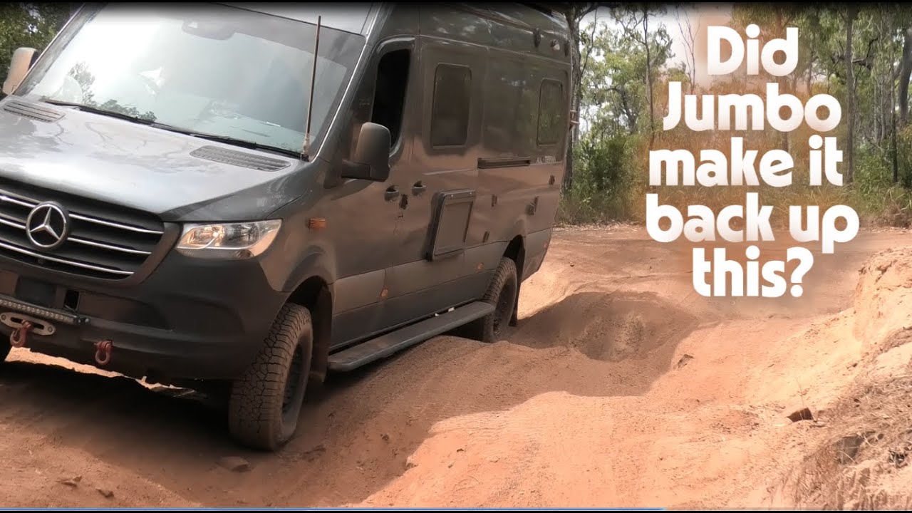 Cape York in Jumbo 4x4 sprinter van. Our most challenging trip