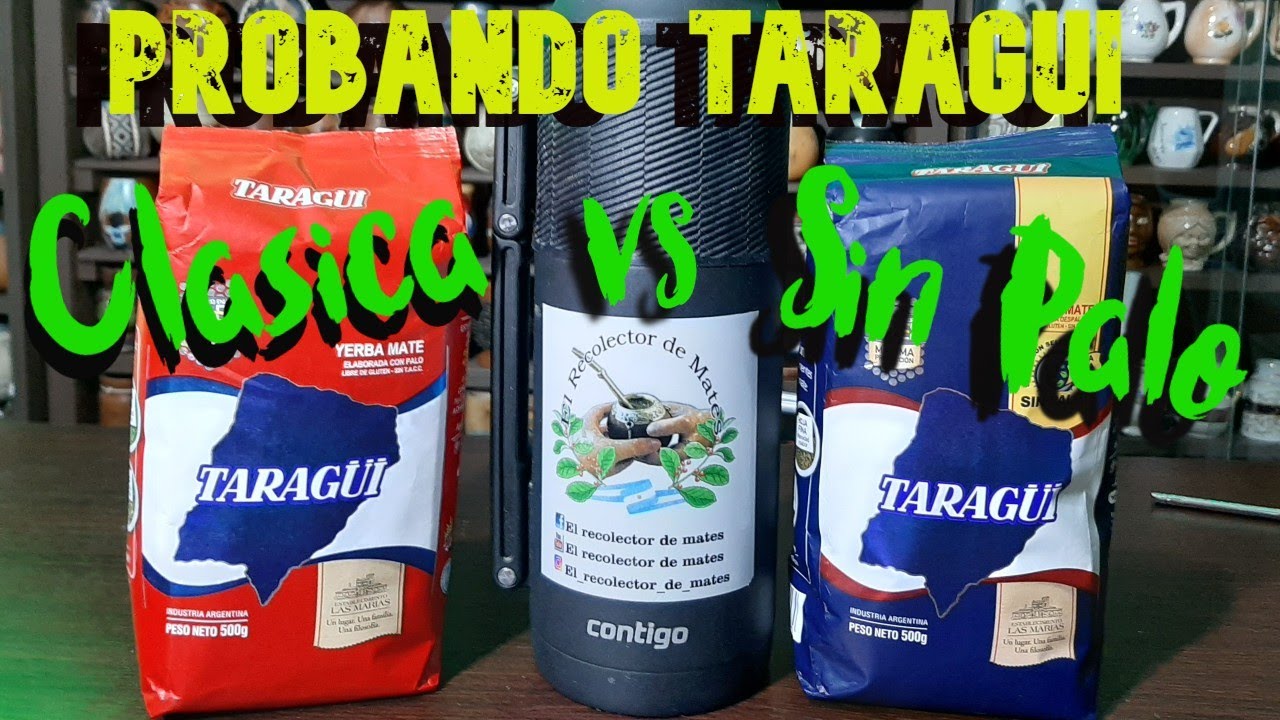 Probando yerba mate Taragui, Clasica versus Sin palo.