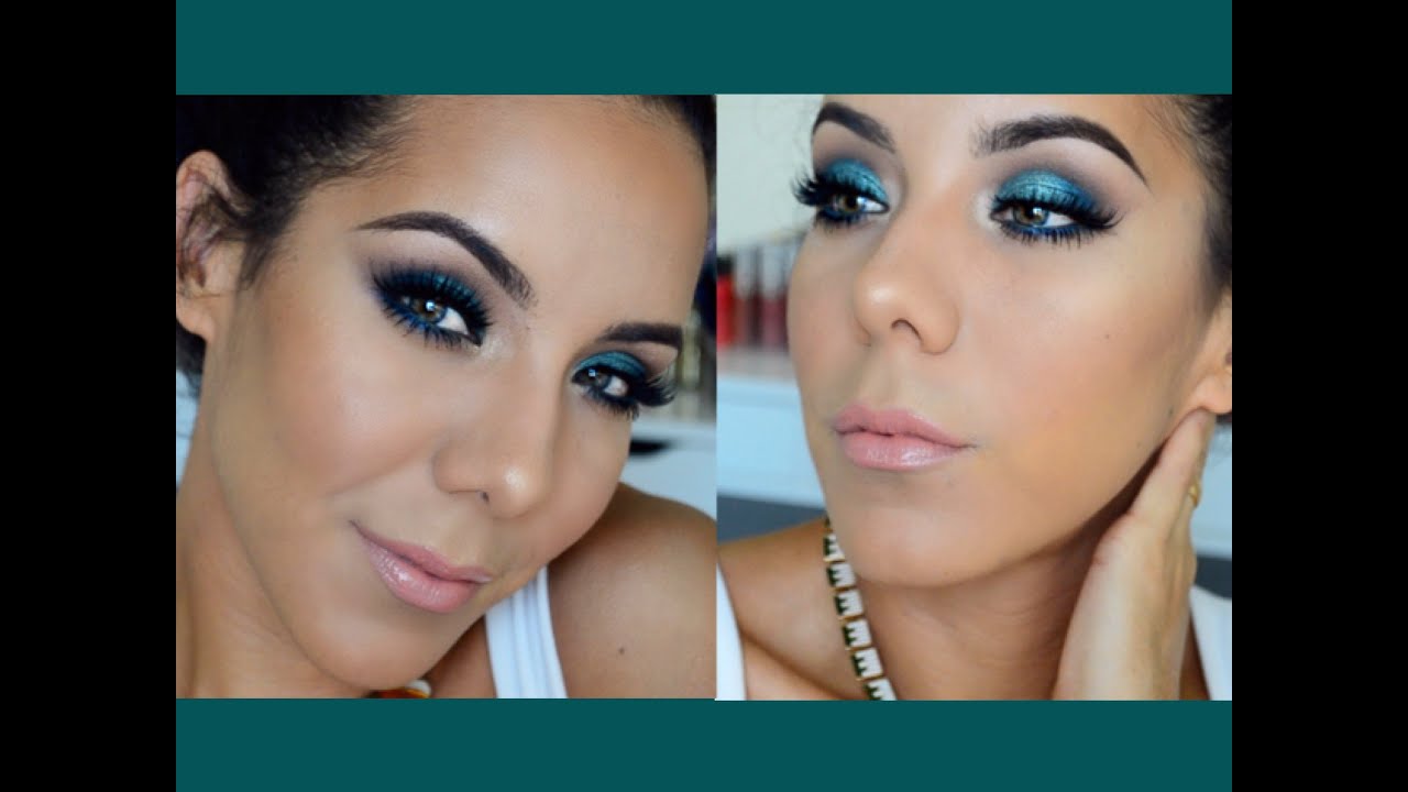 Maquillaje en Tono Aguamarina