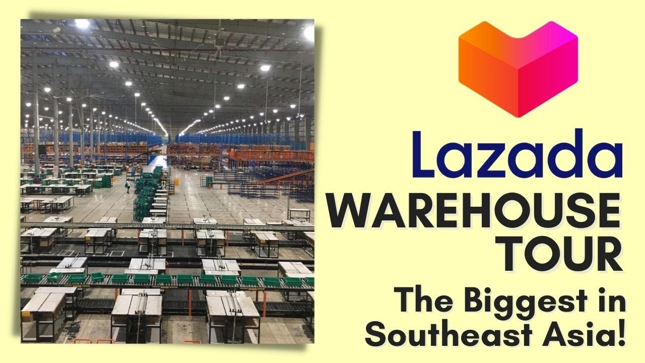 LAZADA WAREHOUSE TOUR | Ang Pinakamalaking Lazada Warehouse sa Southeast Asia!