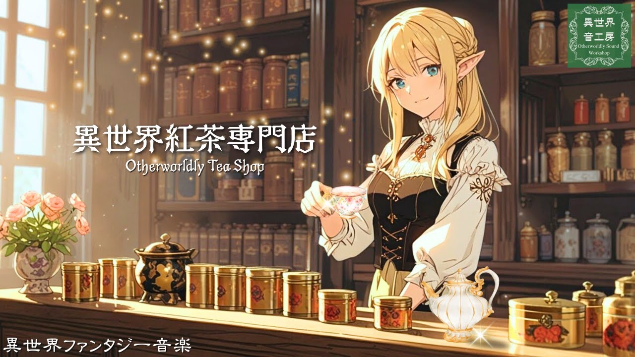 【異世界ケルト音楽】幻想的で癒される作業用BGM『異世界紅茶専門店』