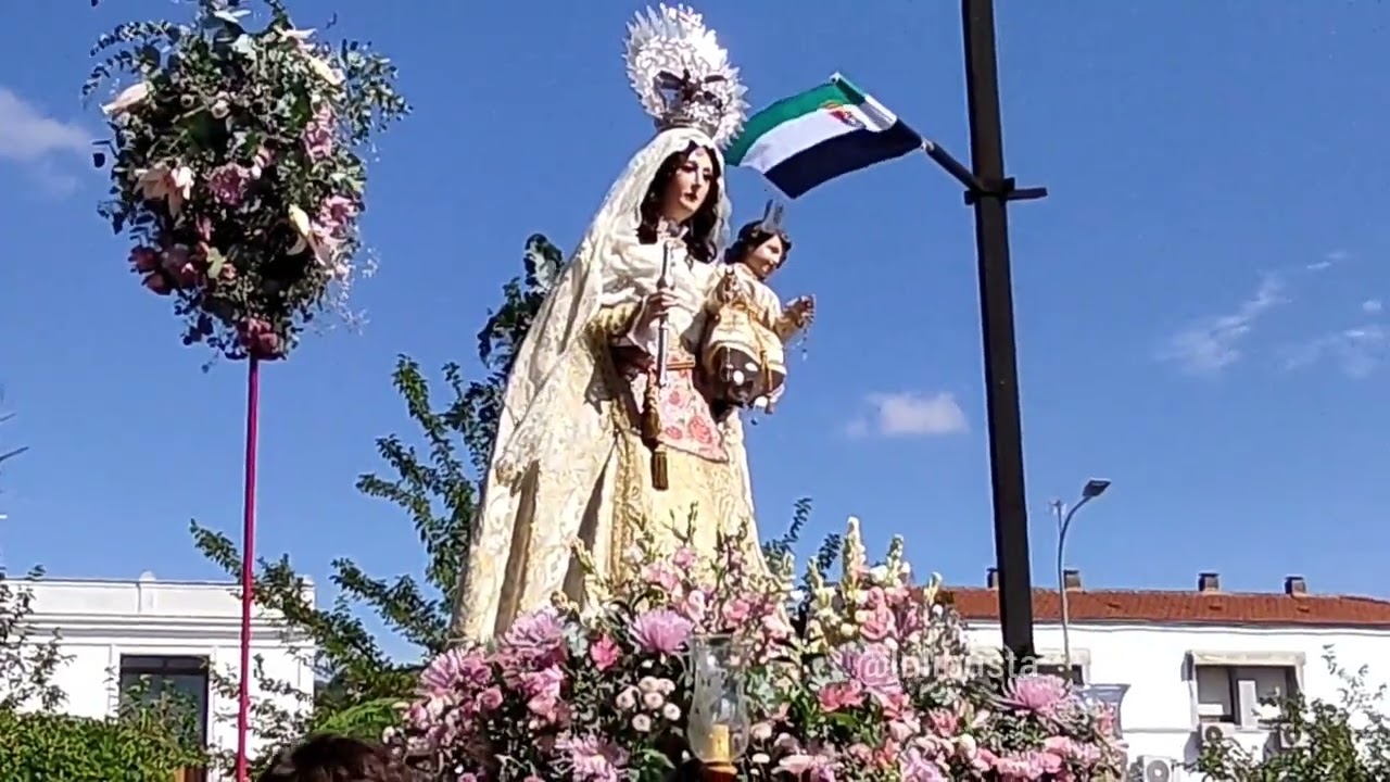 Procesión Virgen de la Misericordia Burguillos del Cerro (Badajoz) 08/09/2025