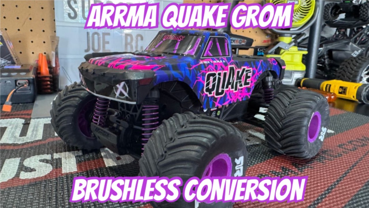 Бесщеточная конверсия Arrma Quake Grom