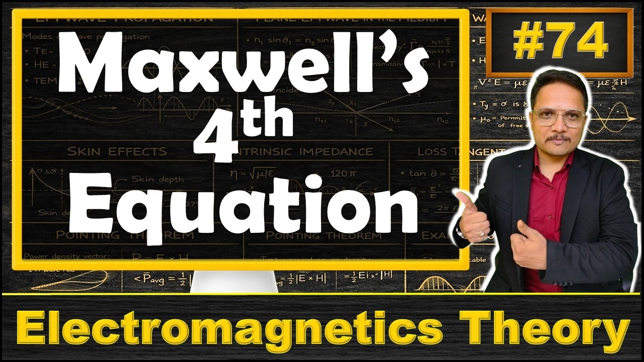 Maxwell's 4th Equation Explained: Integral Form and Differential Form/Point Form