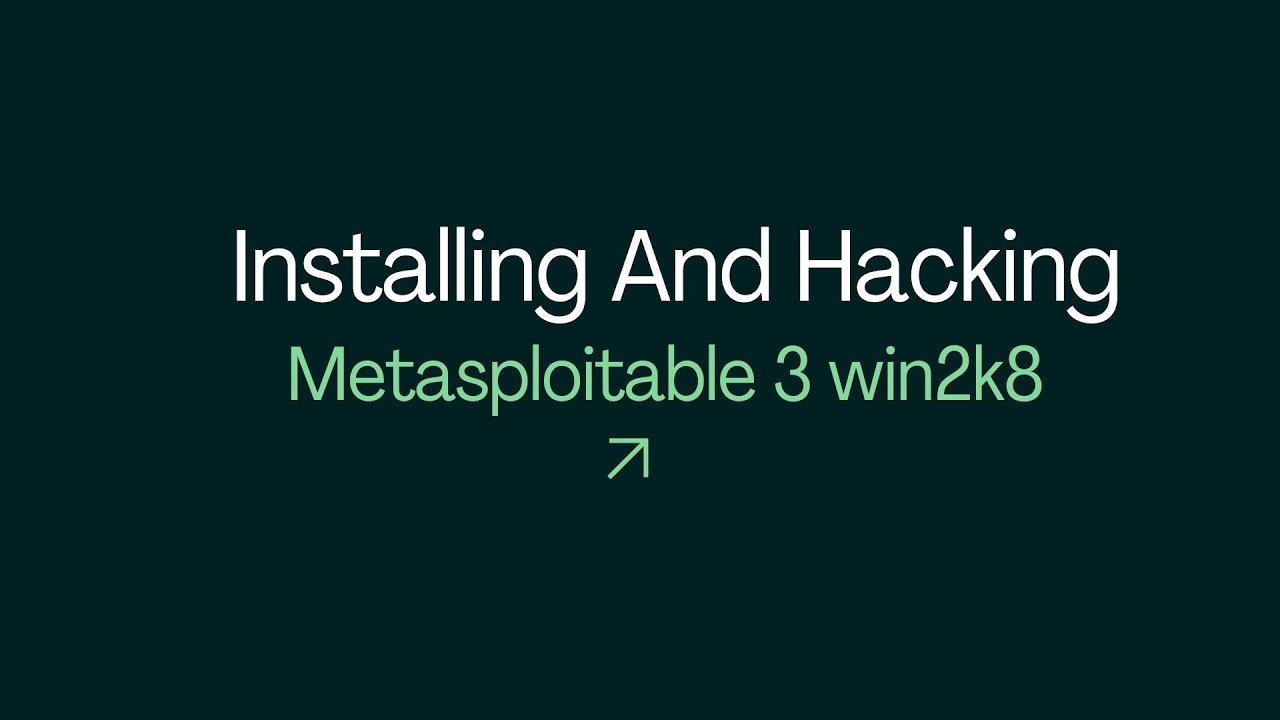 Metasploitable 3 Windows Server 2008 | Installation & Exploitation Lab (Ethical Hacking)