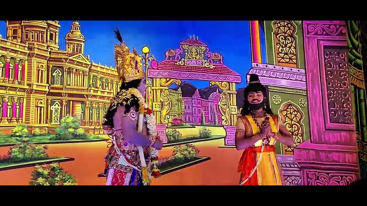 # Vidhura Part 2 #Ladies Nataka Vidhura  #Pavithra Act as a Vidhura#Nelamangala Natakothasva #krishn