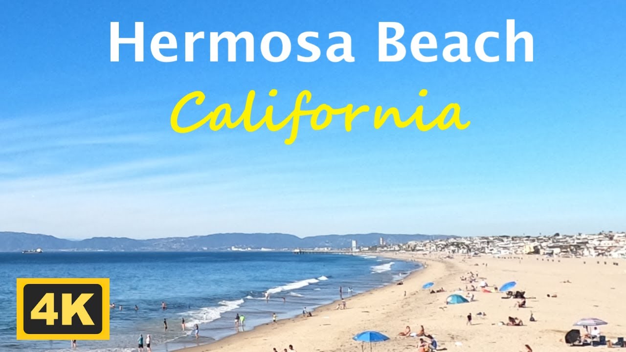 HERMOSA BEACH, CALIFORNIA - Virtual Run in 4K/HD