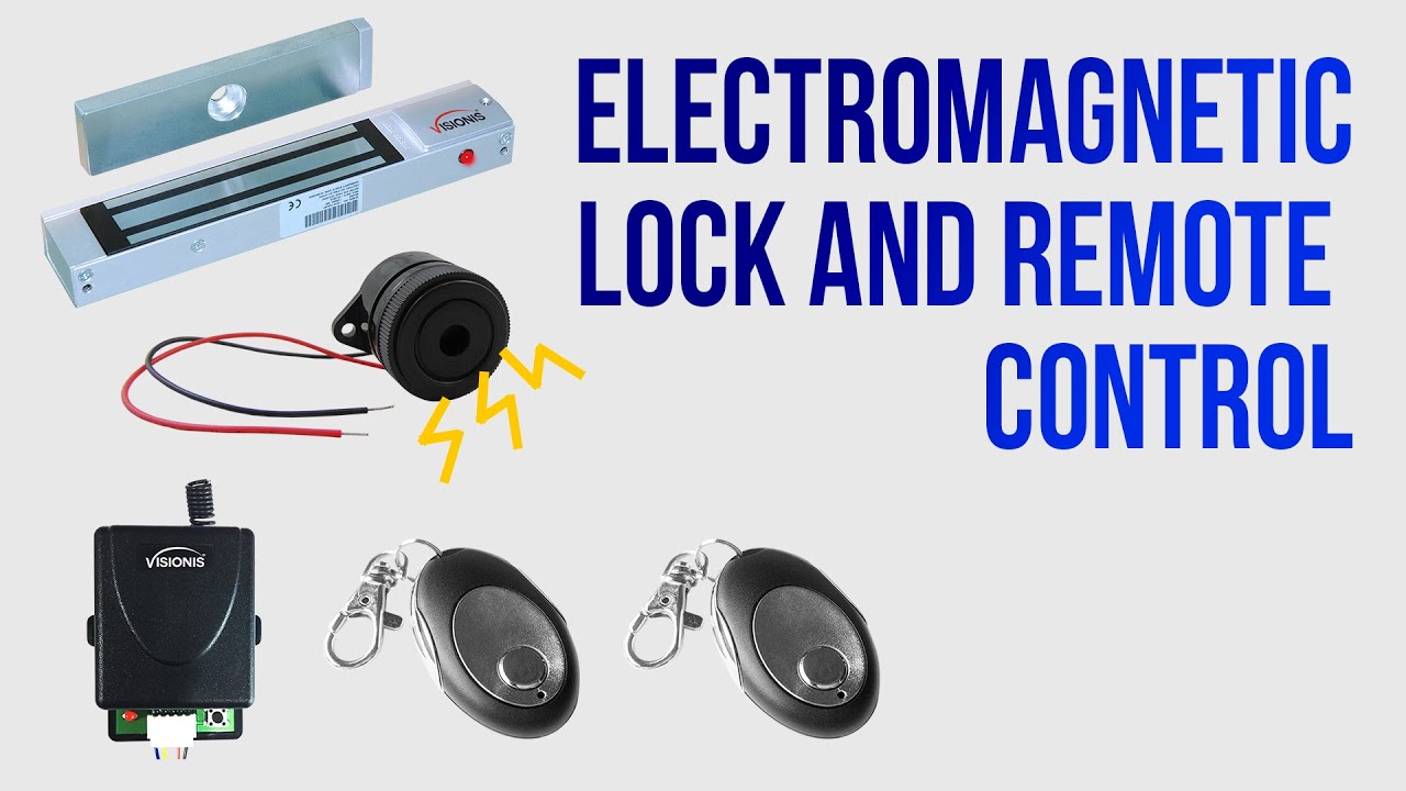 One Door Access Control Buzz In Kit with Electromagnetic Lock, Wireless Receiver and Buzzer Alert