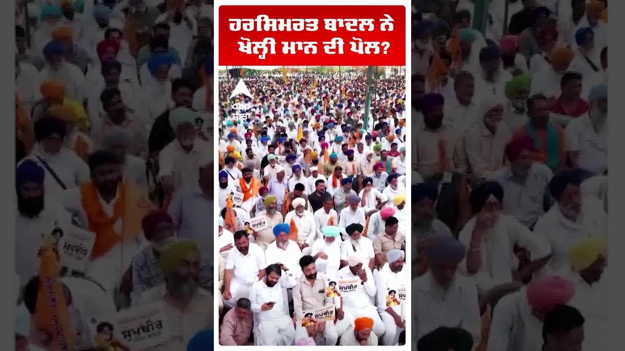 Harsimrat Kaur Badal: ਹਰਸਿਮਰਤ ਨੇ ਖੋਲ੍ਹੀ ਮਾਨ ਦੀ ਪੋਲ | Punjab News |  Abp Sanjha | Shorts