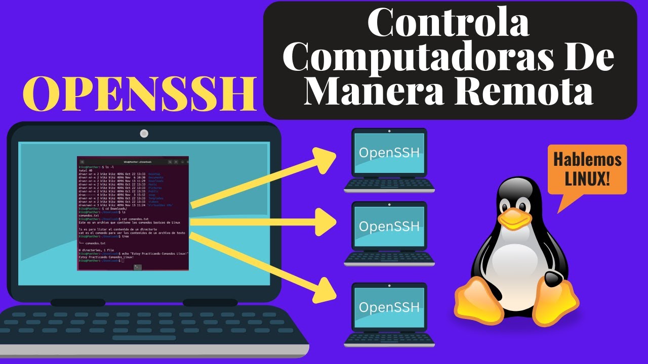 Controla Computadoras De Manera Remota Con OpenSSH