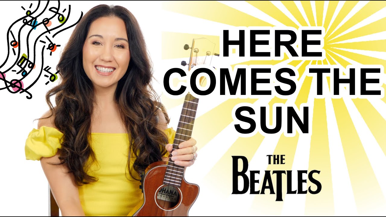 Here Comes the Sun Fingerpicking/Chord Melody Beatles Ukulele Tutorial