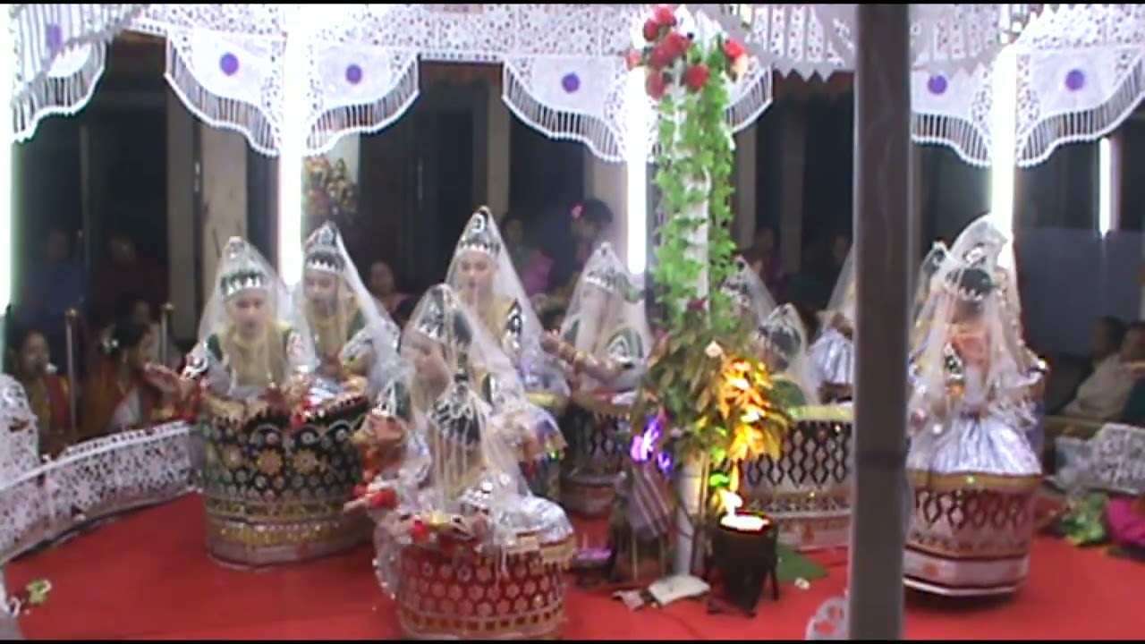 Manipuri Rass Lila.Part -08.রাস লীলা। দিয়া সিনহা।নগর, ভানুগাছ, বাংলাদেশ।