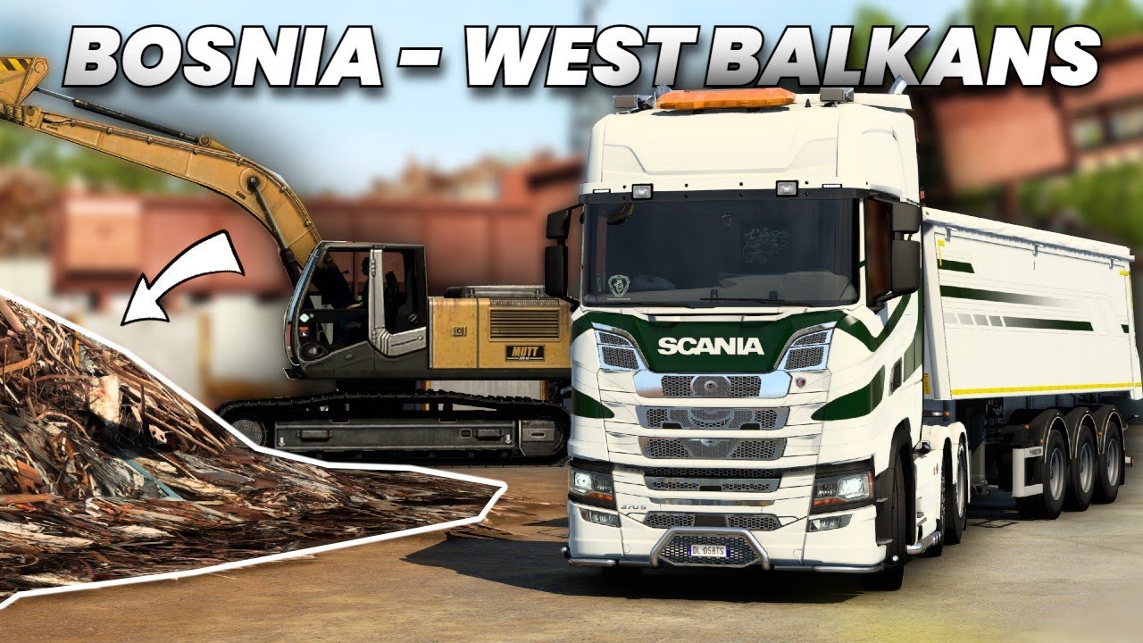 TRASPORTO FERRO nel DLC BEST WALKANS su ETS2!