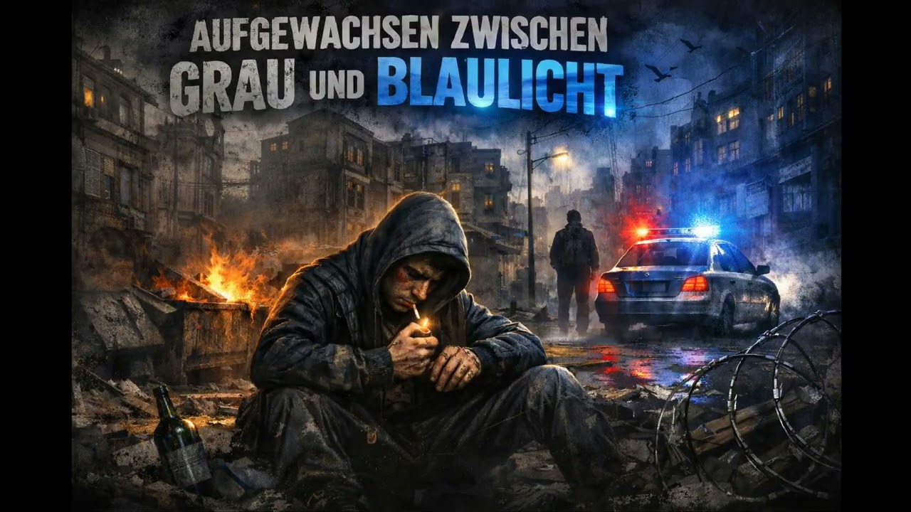AUFGEWACHSEN ZWISCHEN GRAU & BLAULICHT | Dark BoomBap Deutschrap | Stra&szlig;enrap aus dem Nichts | 91BPM