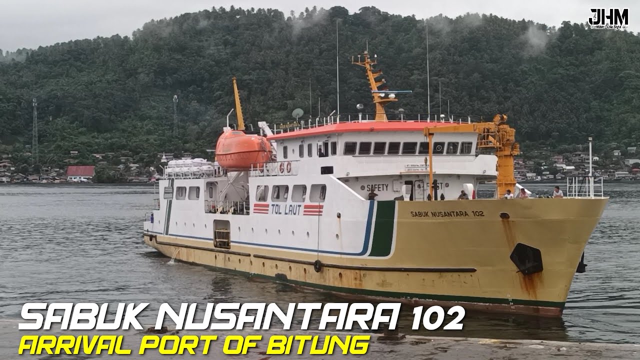 Sabuk Nusantara 102 Arrival Port of Bitung #traveling #2022travel #travelvlog