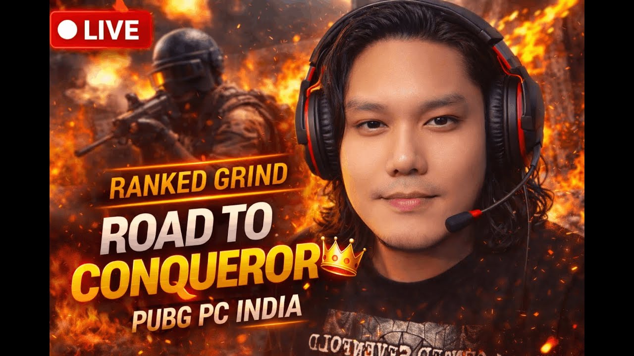 🔴 LIVE: RANKED GRIND BEGINS 😈🔥 | PUBG PC Conqueror Push | Insane Endgame Clutches 🎯