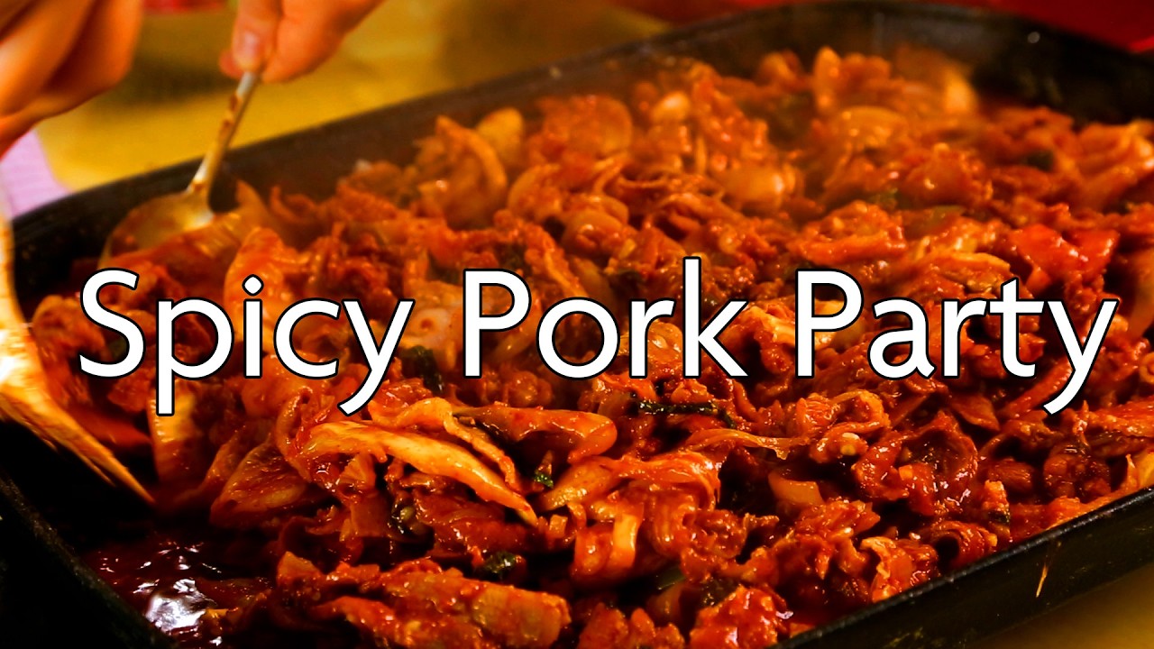 Spicy Pork Party | Real Korean Cooking Stories