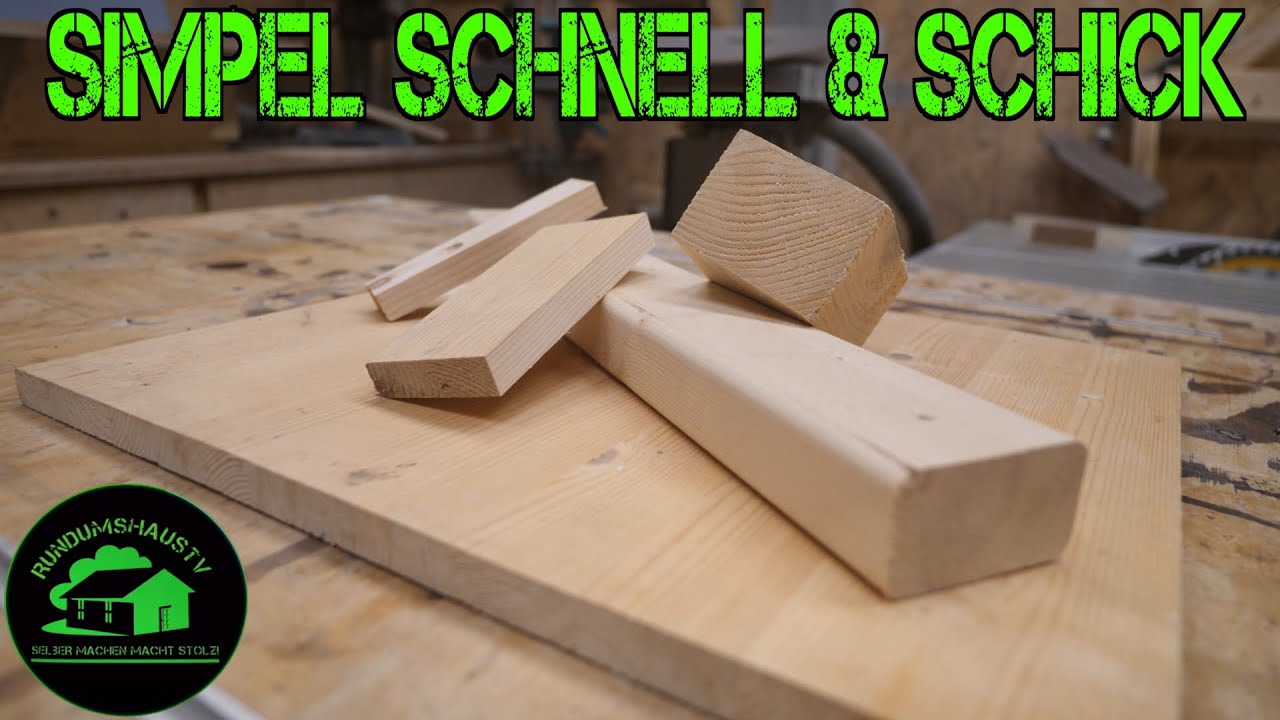 Wirf dein Restholz nicht weg! 4 Handyhalter in wenigen Minuten.