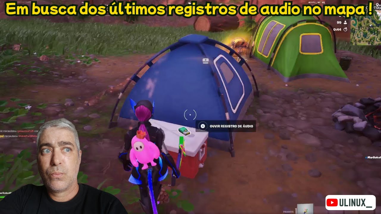 Fortnite - Em busca dos últimos registros de audio no mapa !