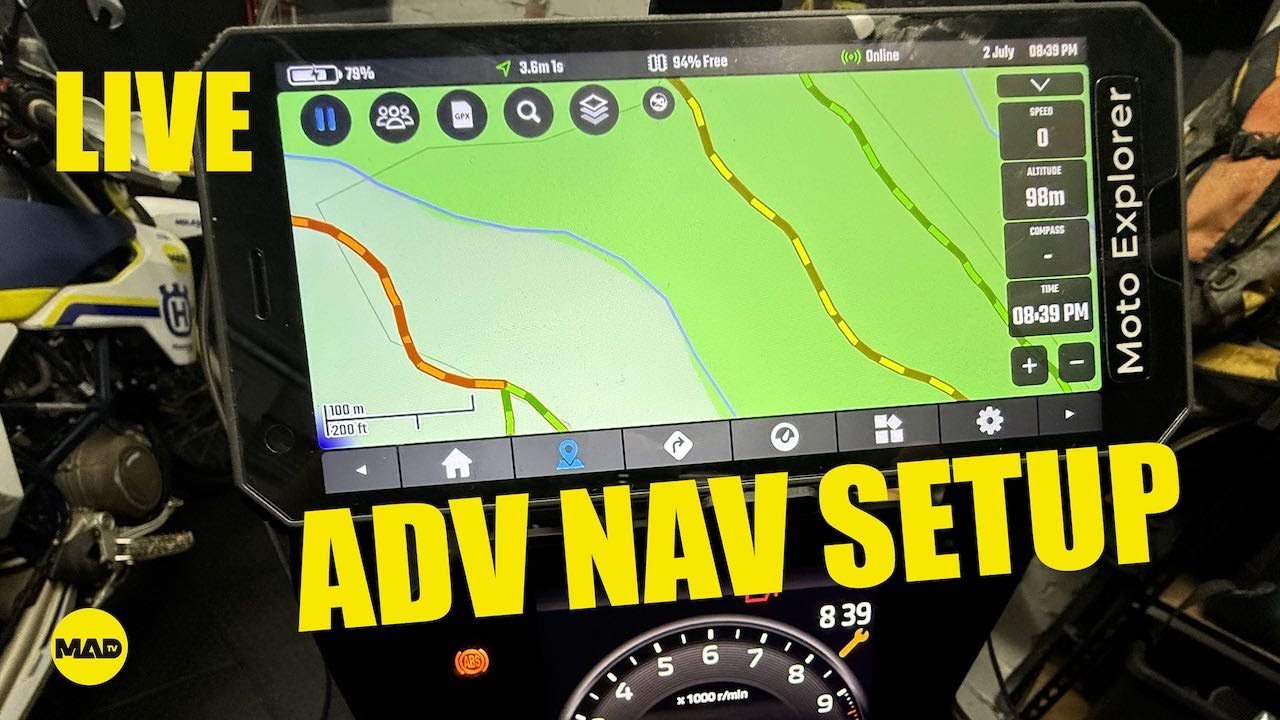 DMD-T665 on the 2025 Tenere 700 – The Ultimate ADV Nav Setup? | Live