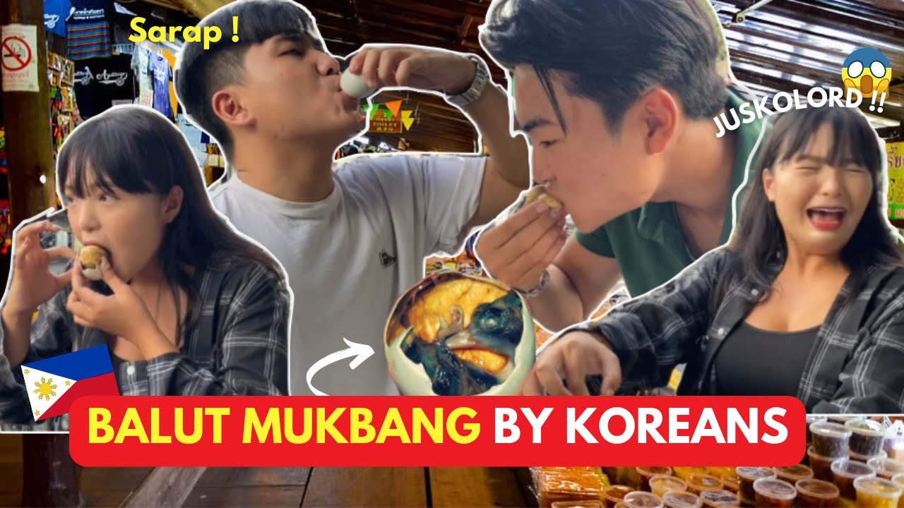 Introducing BALUT to my Korean Cousin  *ALSO MY FIRST TIME IN 13 YEARS SA PINAS 😭*