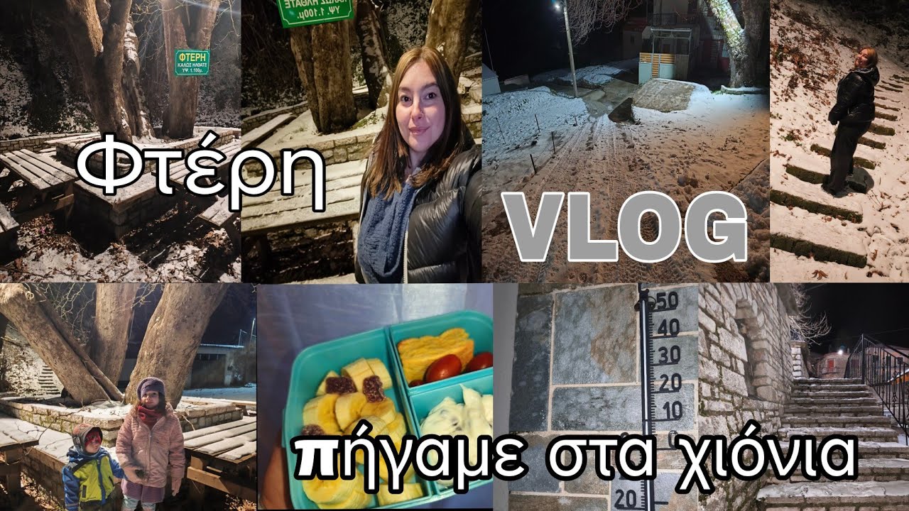 #vlog πήγαμε στα χιόνια | Φτέρη | mariaa_ria