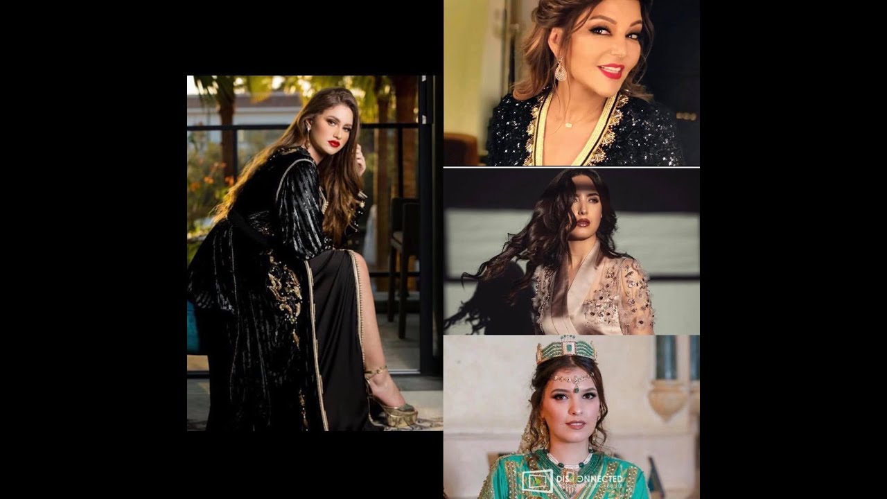 فنانات مغربيات بالقفطان المغربي العالمي 2020 Moroccan stars with Caftan