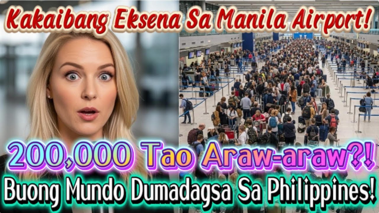 20 kataong pamilyang Amerikano sa Philippines! 200,000 pasahero bawat araw sa Manila Airport! Buong