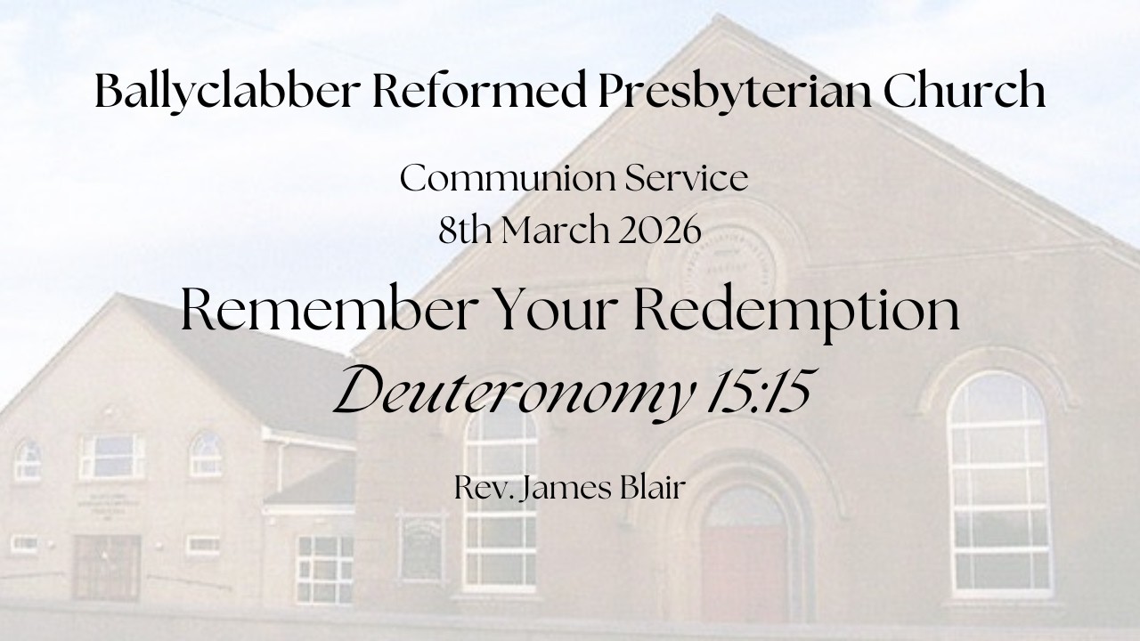 Remember Your Redemption - Deuteronomy 15:15