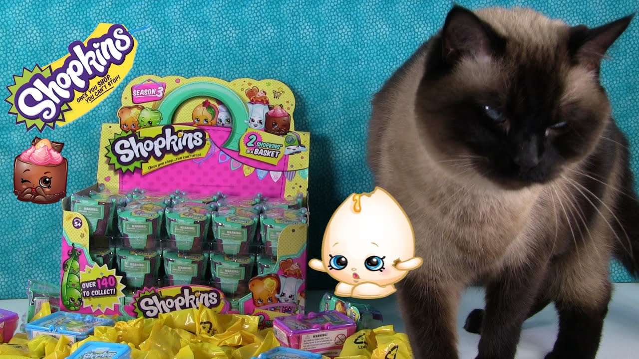 Shopkins Blind Basket Season 1 2 3 Full Box Palooza Unboxing | PSToyReviews