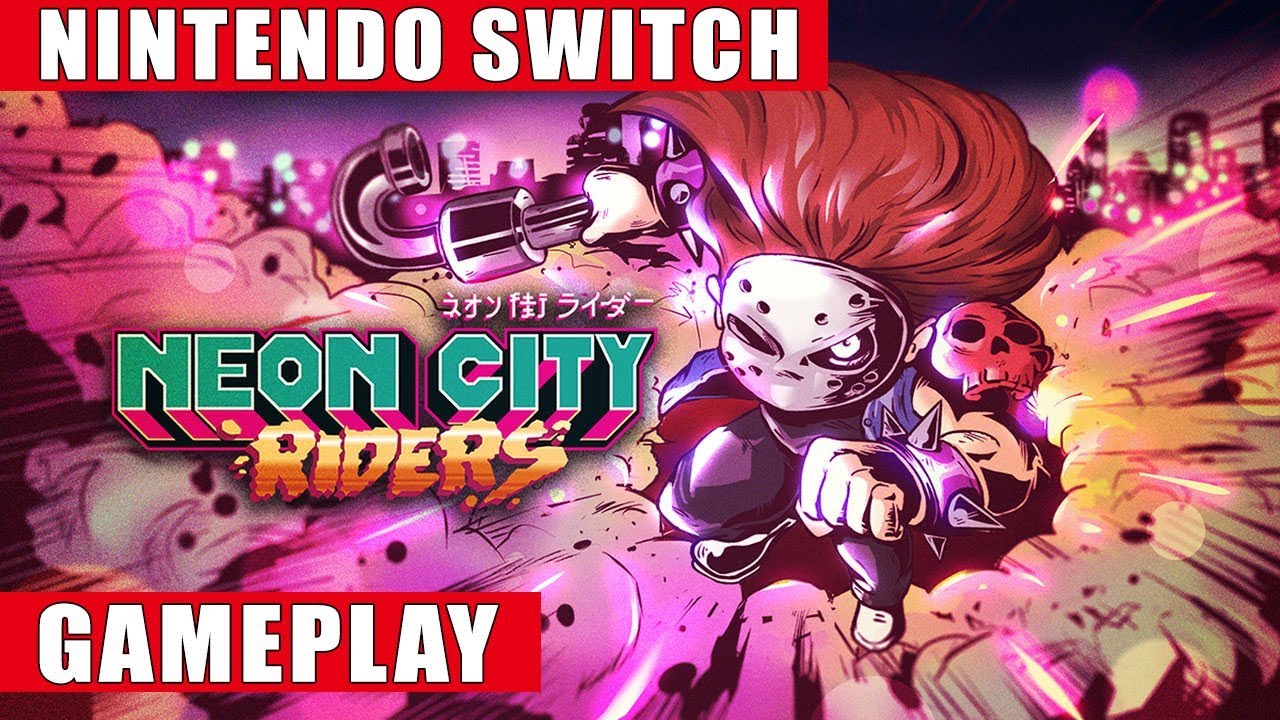 Neon City Riders Nintendo Switch Gameplay