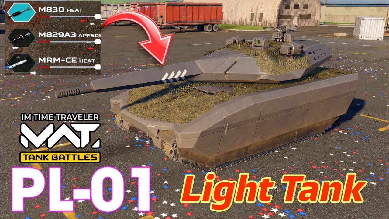 MWT Tank Battles: PL-01 Light Tank Gameplay! Im time traveler mwt