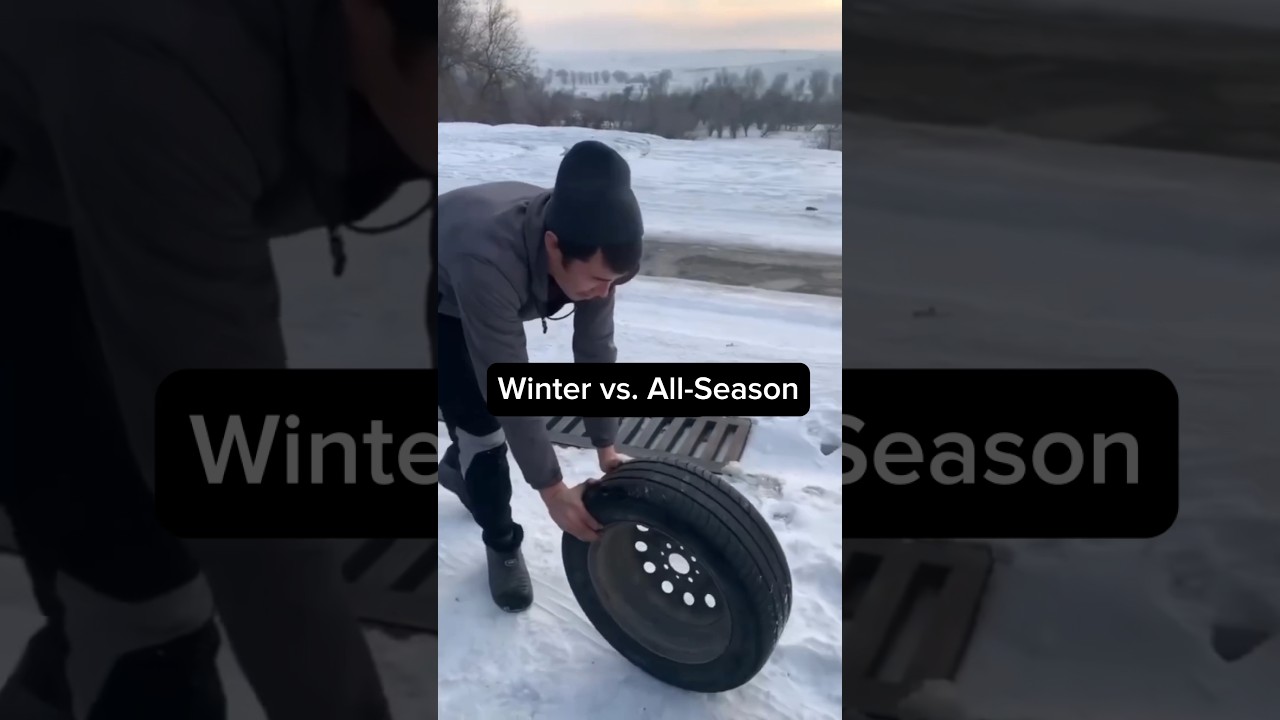 Winter vs. All-Season Tires🛞❄️ 