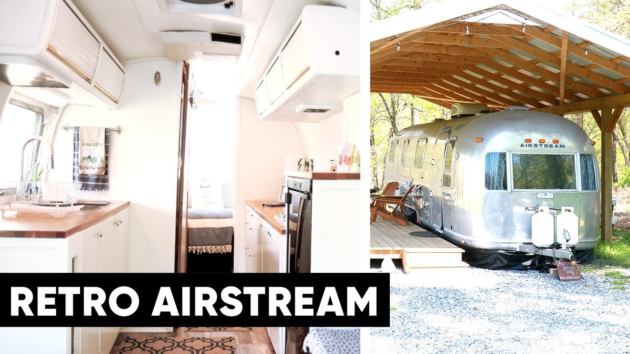 Retro Airstream Renovated Into Boho Modern Tiny House || FULL AIRBNB TOUR