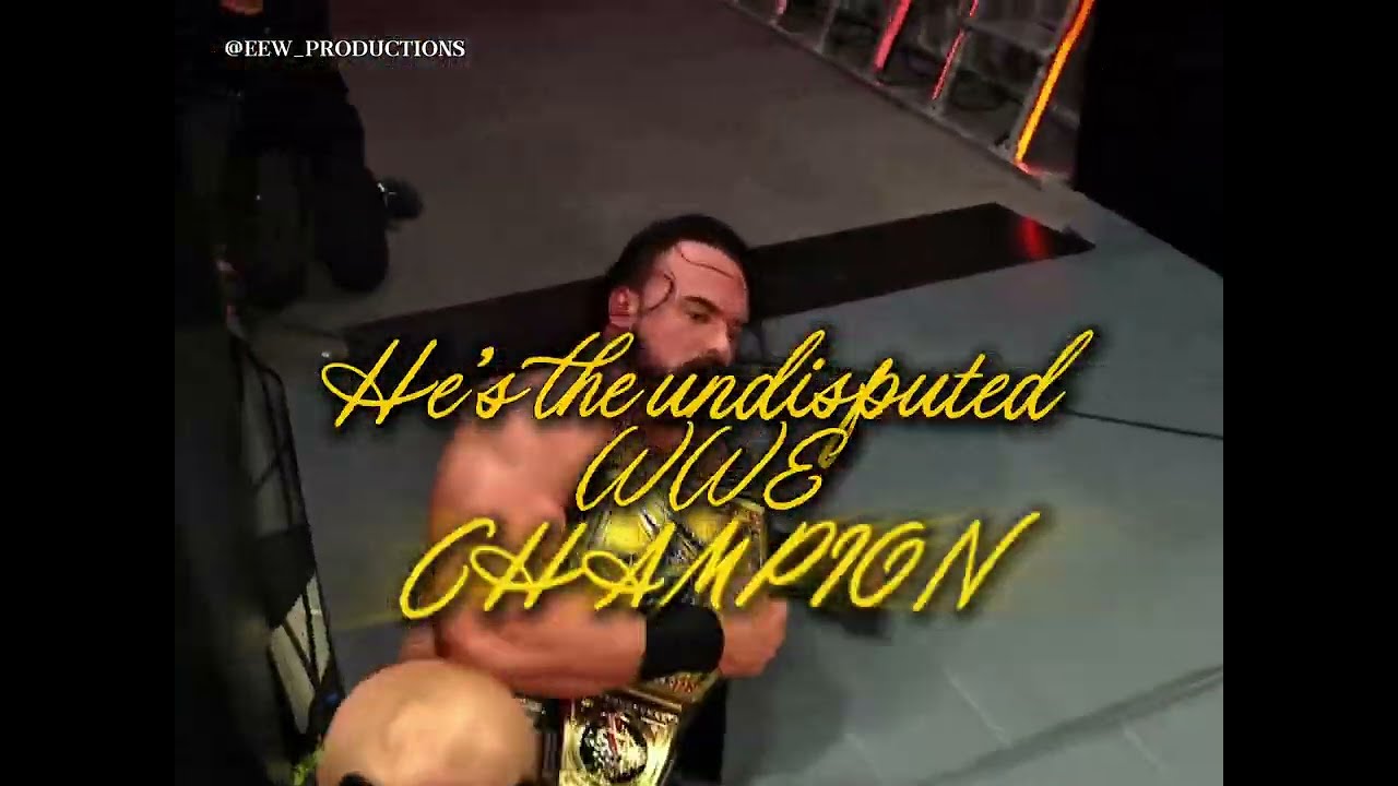 DREW MCINTYRE REIGN WITH THE WWE CHAMPIONSHIP 