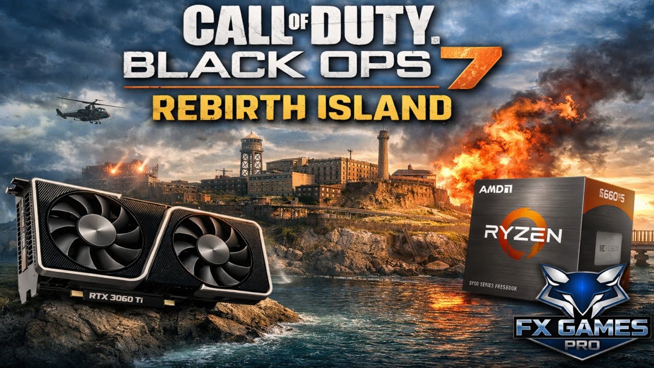 WARZONE 2026 RTX 3060TI + RYZEN 5 5600X CALL OF DUTY BLACK OPS 7