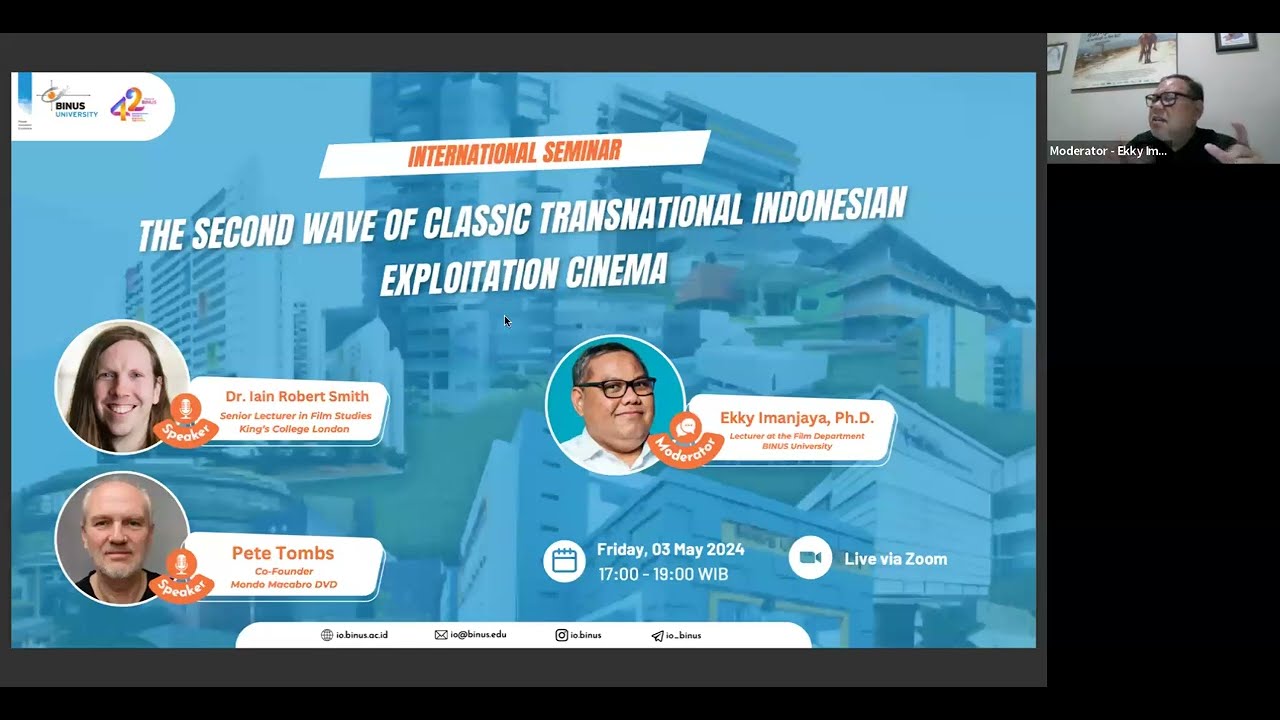 Webinar The Second Wave of Classic Transnational Indonesian Exploitation Cinema
