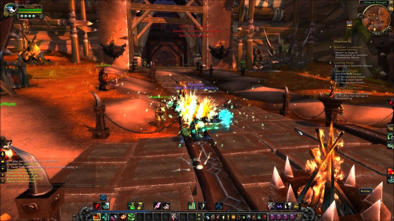 MoP spinning fire blossom bug!
