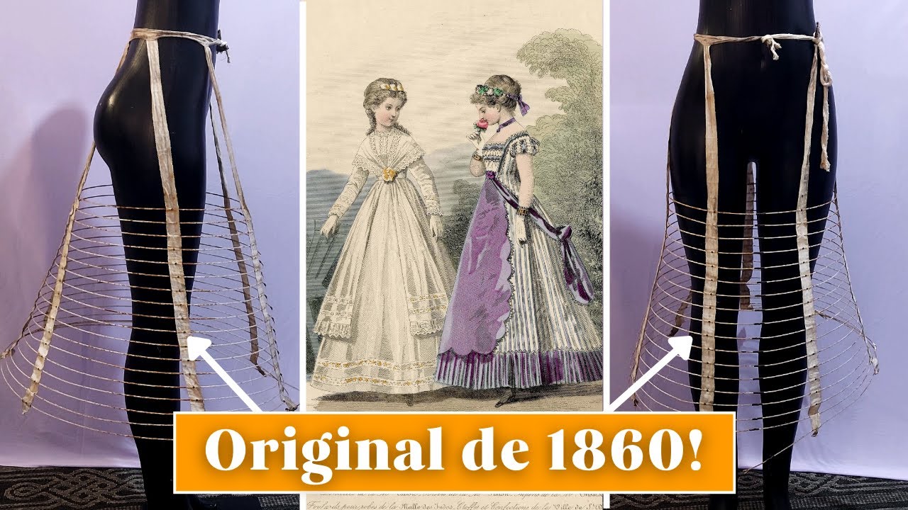 Comprei uma CRINOLINA ORIGINAL DO SÉCULO 19  | Análise completa!