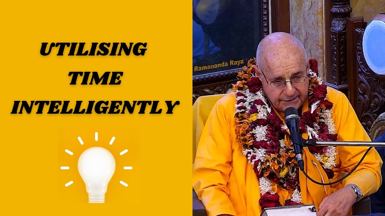 1st Jan. '23 | H.H. Giriraj Swami Maharaj | Utilising time intelligently | ISKCON Chowpatty.