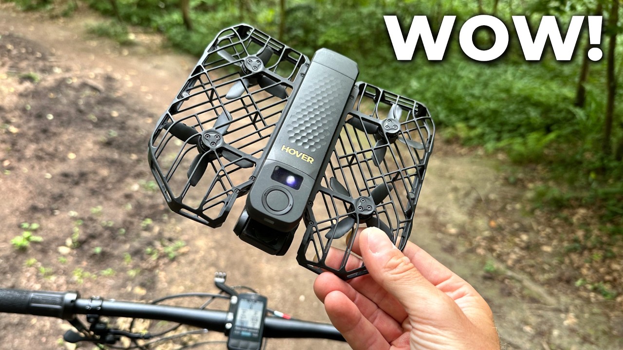 I Tried the Hover Tracking Drone on the Bike… (Game Changer?)