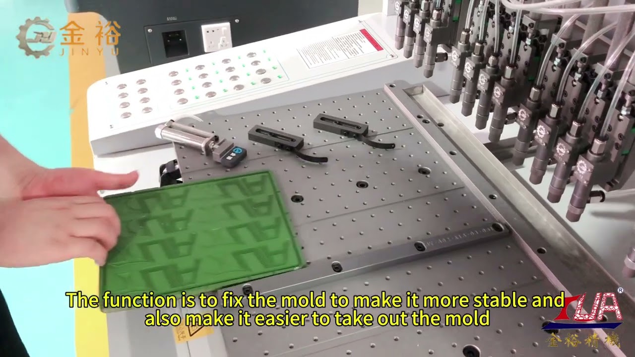 The UV device installing on the PVC patch dispensing machine