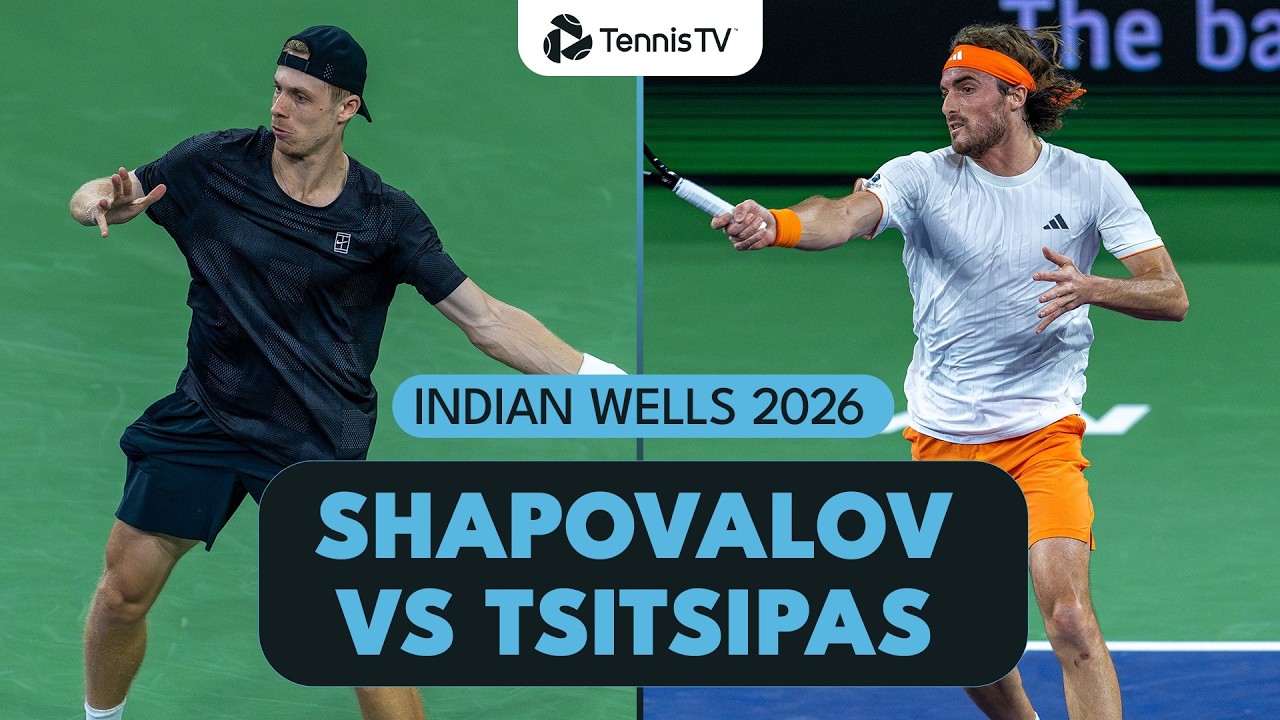 Shapovalov & Tsitsipas Round One Battle 👊 | Indian Wells 2026 Highlight