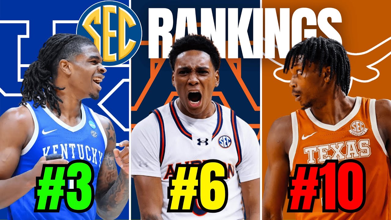 Ranking EVERY SEC College Basketball Team | SEC College Basketball Preview 2025-26