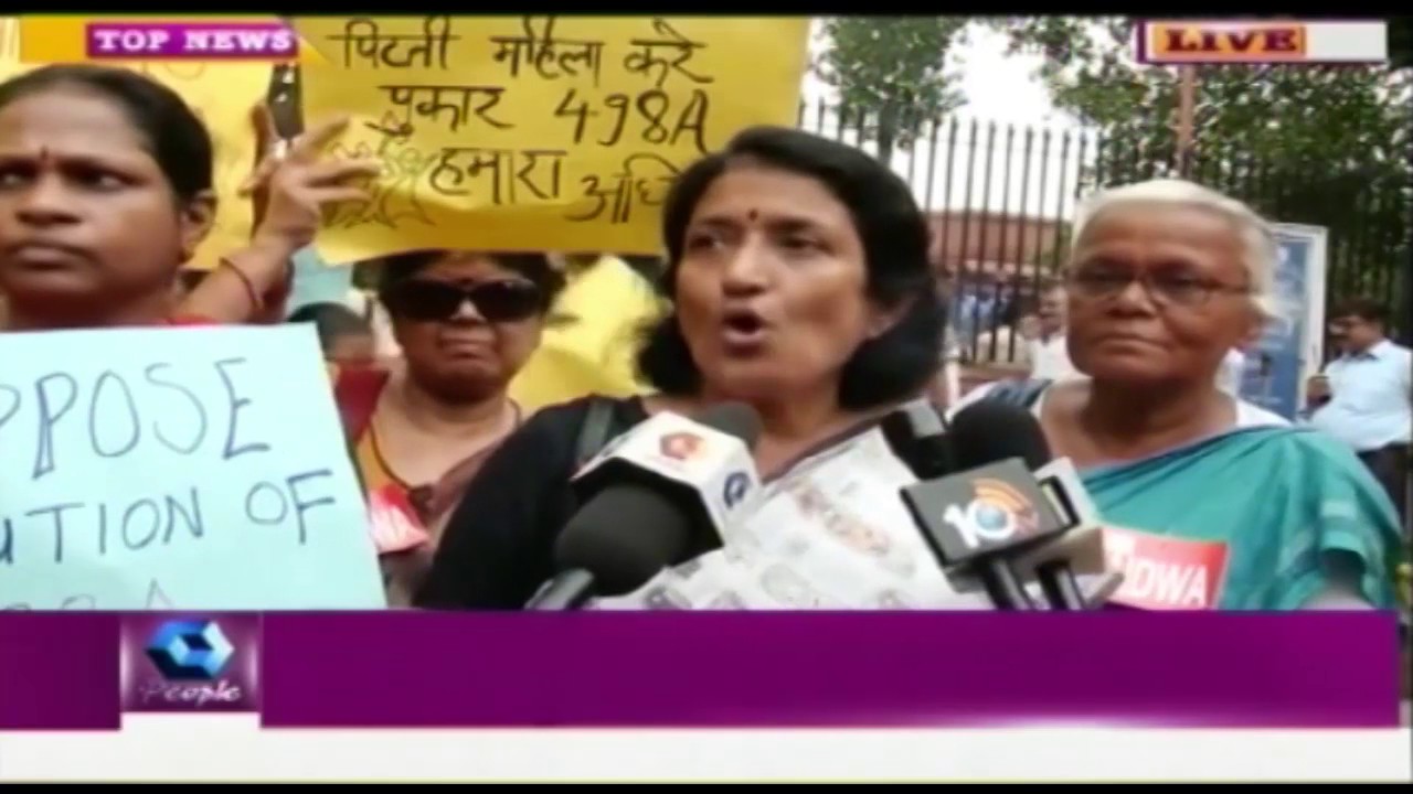 Women's Organisations Protest Against the Order of SC on Dowry Harassment Case
