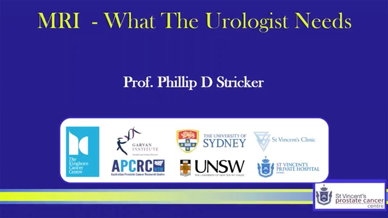 MRI - What The Urologist Needs