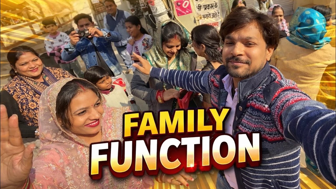 Aaj to Maza Aa Gaya | Family function | Rohit Srivastav Vlogs