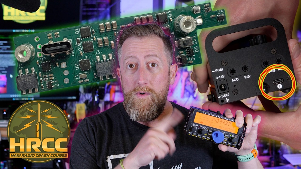The Elecraft KX2 Now Has USB-C Charging!