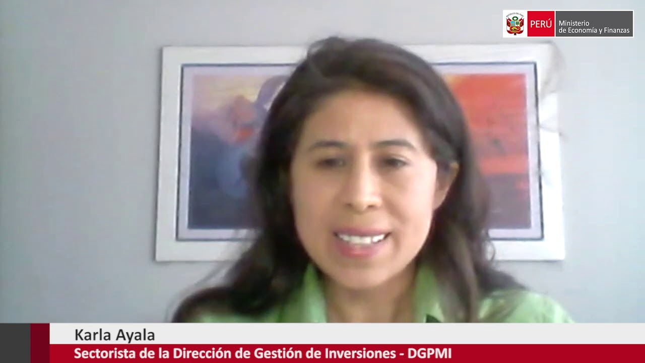 Conferencia: Articulación del módulo del PMI con el Formato N° 8 y Formato N° 12