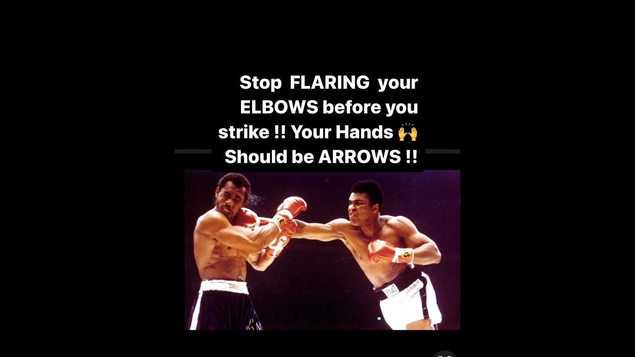SECRET of DECEPTIVE PUNCHING. Stop FLARING the Elbows!!